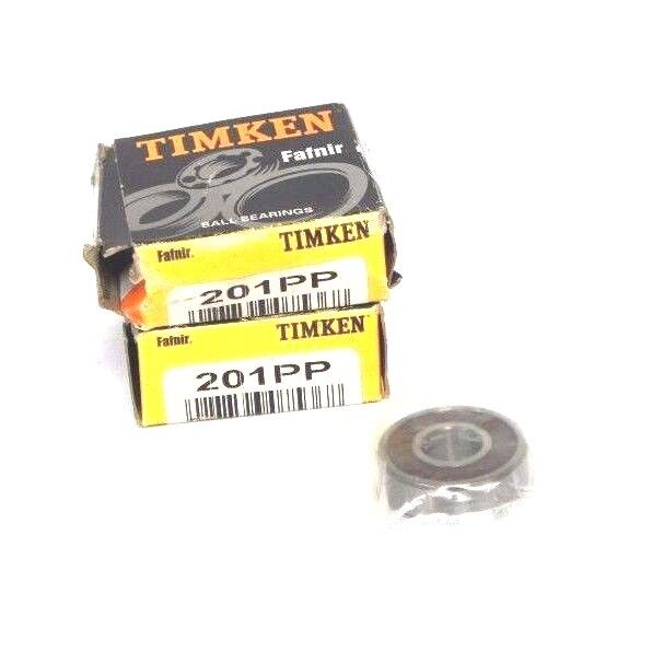 LOT OF 2 NIB TIMKEN 201PP RADIAL BALL BEARINGS