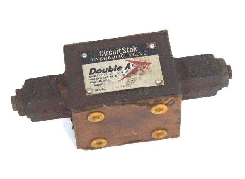 DOUBLE A YP-01-10A3 CIRCUIT STAK HYDRAULIC VALVE, YP0110A3