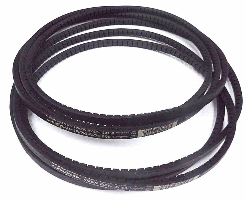 LOT OF 2 NEW GOODYEAR BX150 TORQUE-FLEX BELTS