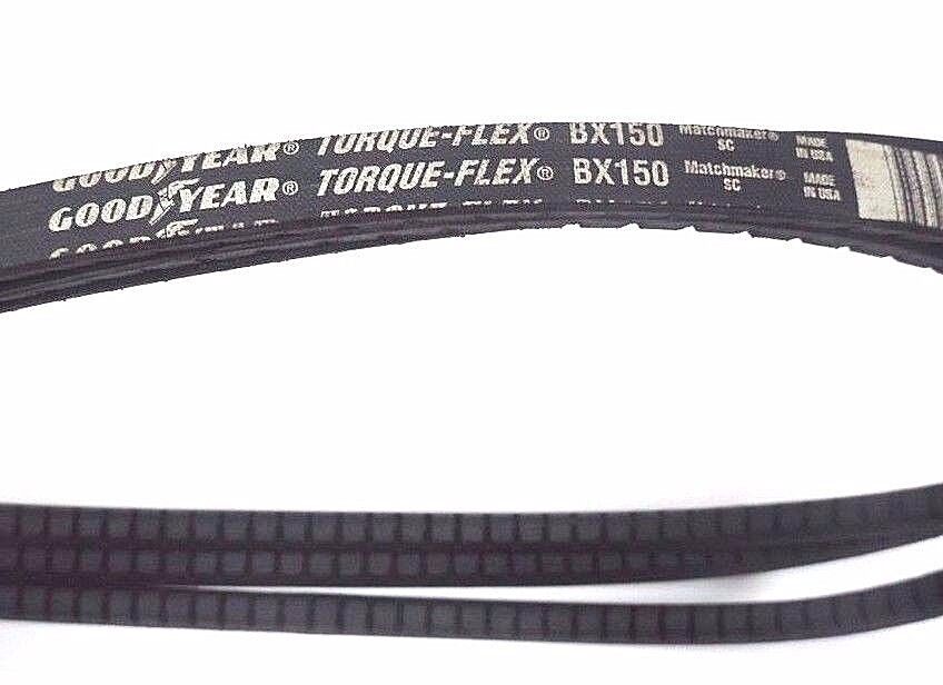 LOT OF 2 NEW GOODYEAR BX150 TORQUE-FLEX BELTS