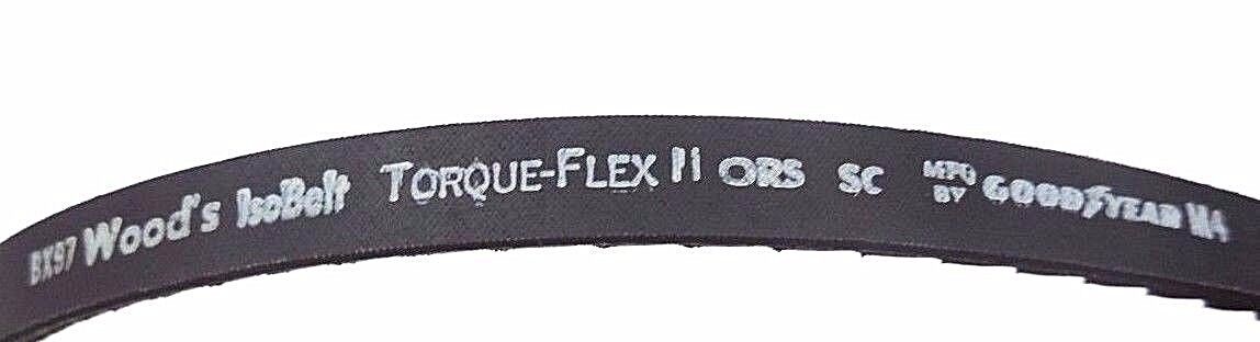 NEW TB WOOD'S BX97 TORQUE-FLEX II ISOBELTS NOMINAL OUTSIDE LENGTH 100''