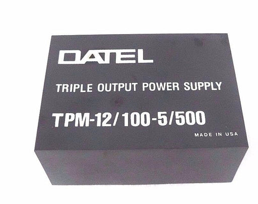 NEW DATEL TPM-12/100-5/500 TRIPLE OUTPUT POWER SUPPLY TPM121005500