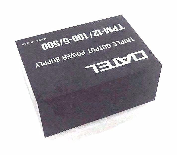 NEW DATEL TPM-12/100-5/500 TRIPLE OUTPUT POWER SUPPLY TPM121005500