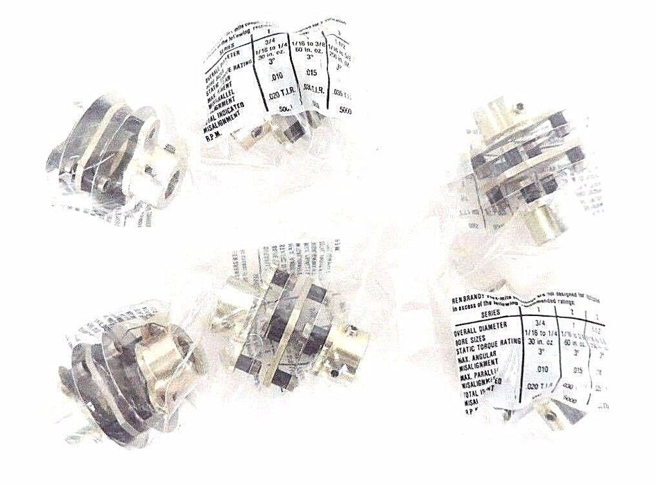 LOT OF 6 NEW RENBRANDT C67F67F W/SR FLEXMITE COUPLINGS