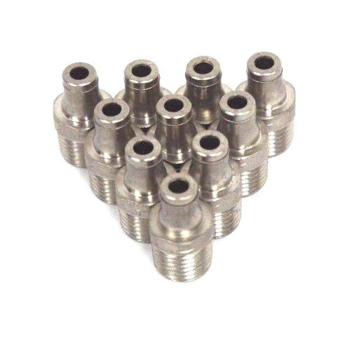 LOT OF 10 NEW LEGRIS 3ZNV1 ADAPTER FITTINGS 3/8" NPT X 1/8" TUBE IN