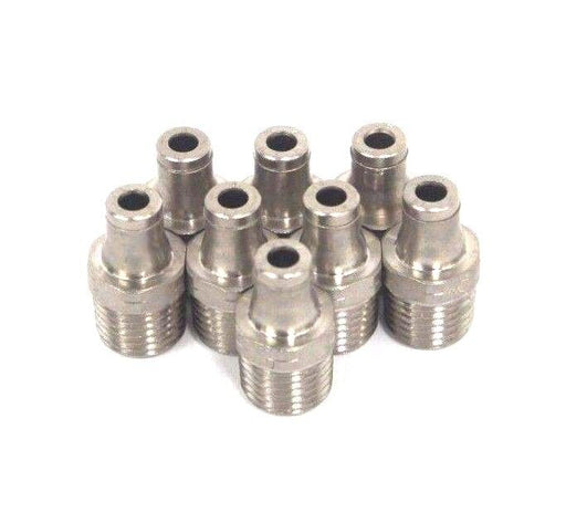 LOT OF 8 NEW LEGRIS 3ZNV1 ADAPTER FITTINGS 3/8" NPT X 1/8" TUBE IN