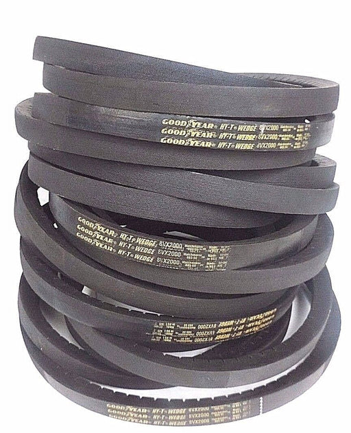 (4) NEW GOODYEAR 8VX2000 HY-T WEDGE MATCHMAKER BELTS 1'' WIDE 200'' OC COGGED