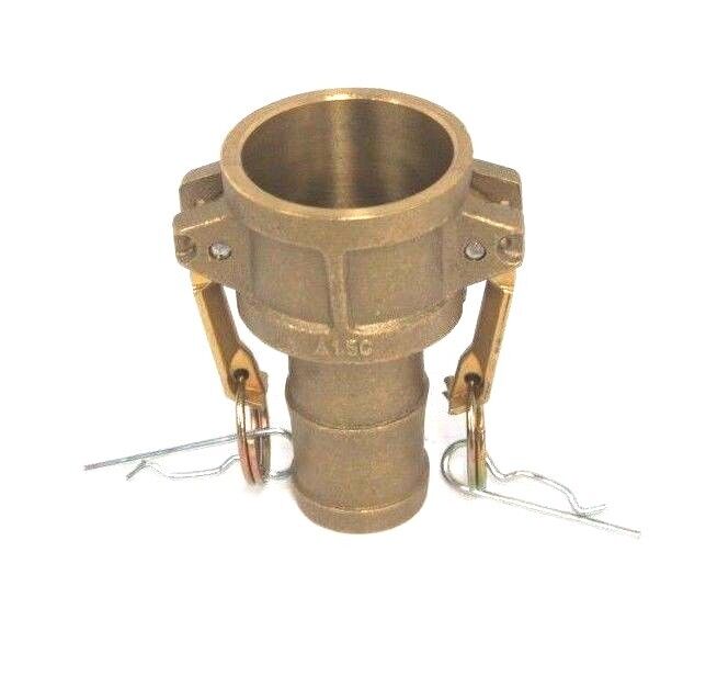 NEW TOUGH TITE ETC-TT SUCTION & DISCHARGE CAM LOCK BRASS HOSE COUPLING