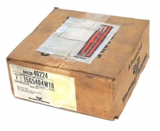 NIB VALMONT ELECTRIC 044238-46224 FLUORESCENT LAMP BALLAST, 15G5404W18 480V 60HZ