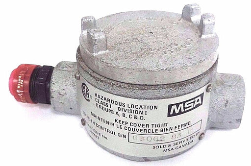 NEW MSA 462483 SENSING HEAD 4LEAD ALUMINUM W/ CROUSE HINDS EABC 26 CONDULET