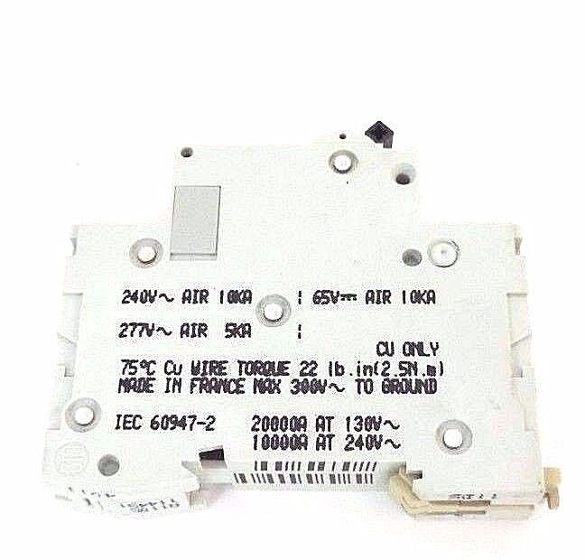 NIB SQUARE D MULTI 9 C60 MINIATURE SUPPLEMENTARY PROTECTOR MG 24431, 8A, 1POLE