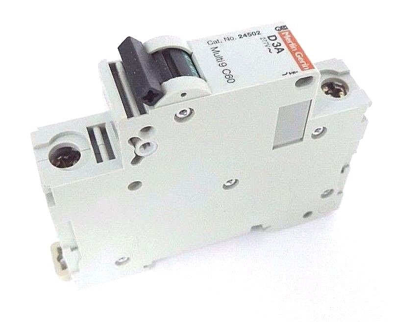 NIB SQUARE D MULTI 9 C60 MINIATURE SUPPLEMENTARY PROTECTOR 24502, 3A, 1POLE