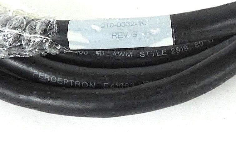 NEW PERCEPTRON 310-0532-10 REV. G LOW VOLTAGE COMPUTER CABLE, 310053210