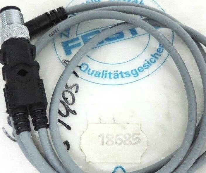 NEW FESTO 18685 DUO CABLE KM12-DUO-M8-GDGD