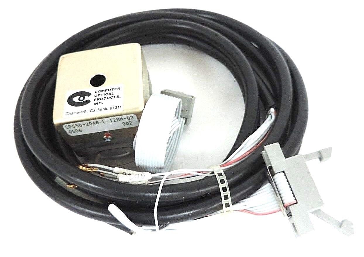 COMPUTER OPTICAL PRODUCTS CP550-2048-L-12MM-02 ENCODER W/ CABLE & ACCESSORIES