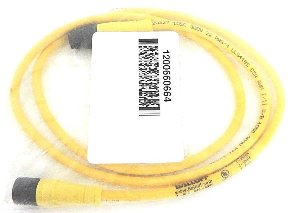 NEW BALLUFF C04EEL04TY010M MIC 4P M/MFE 1M ST/ST #22 TPE