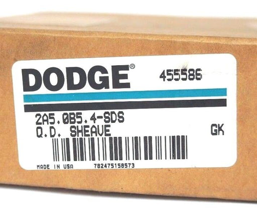 FACTORY SEALED DODGE 2A5.0B5.4-SDS Q.D SHEAVE 455586