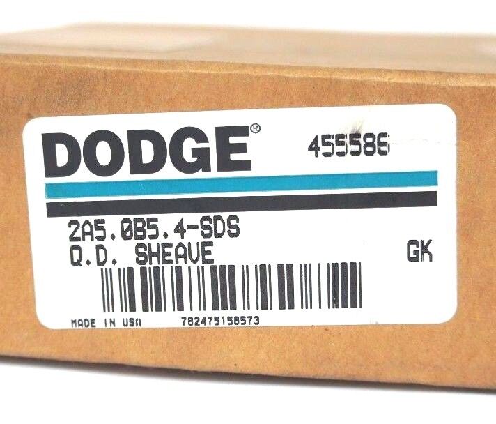 FACTORY SEALED DODGE 2A5.0B5.4-SDS Q.D SHEAVE 455586
