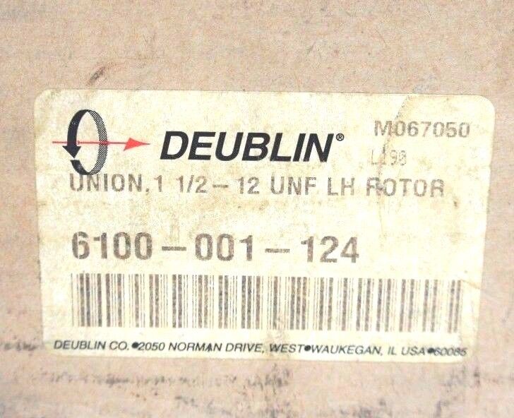NEW DEUBLIN 6100-001-124 UNION, 1 1/2-12 UNF LH ROTOR, 6100001124