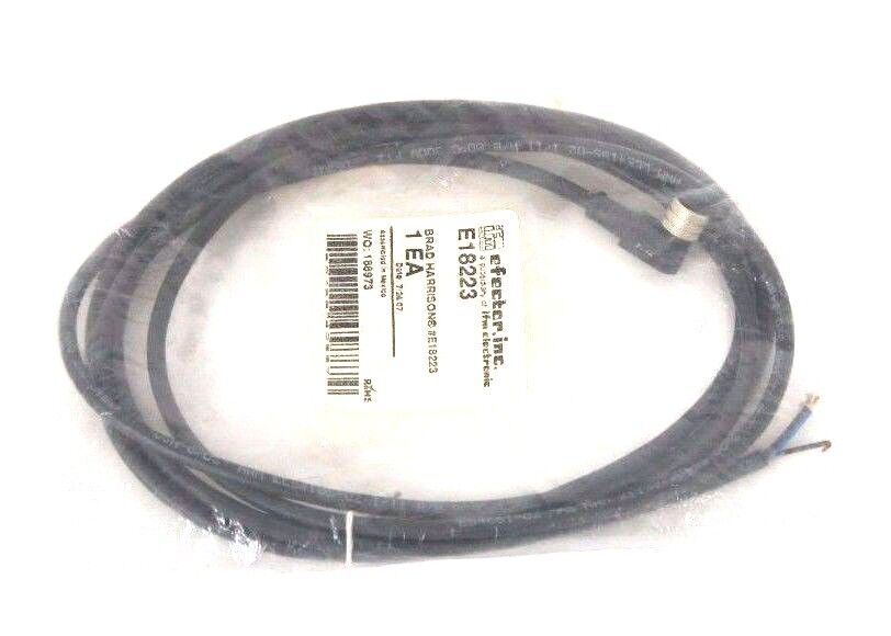 NEW IFM EFECTOR E18223 SENSOR CABLE BRAD HARRISON # E18223