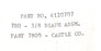 NIB CASTLE CO. 6120707 , 780-3/8 DIAPHRAGM ASSEMBLY PART 7809