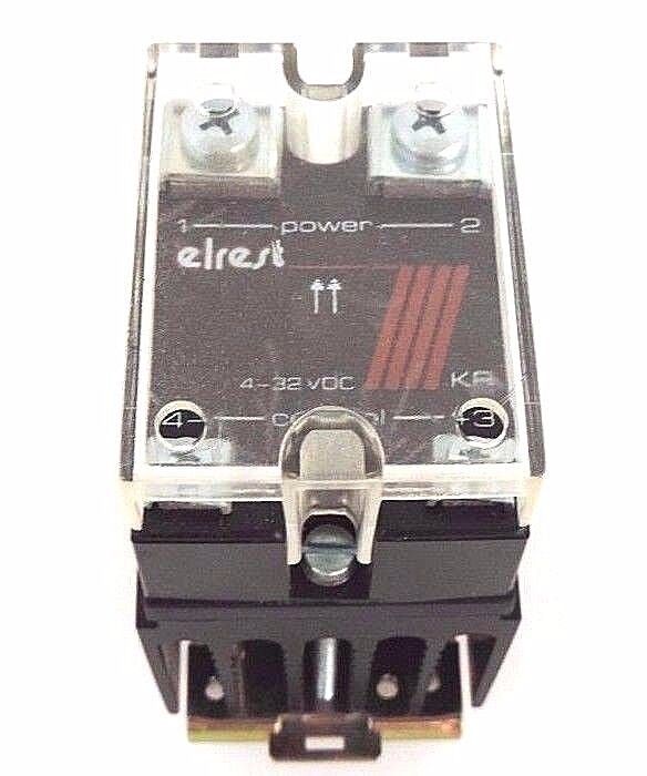 NIB ELREST 3200105 OC-ELAFORCE II SOLID STATE RELAY KR-25/TR-800/B/S/N/E1/D