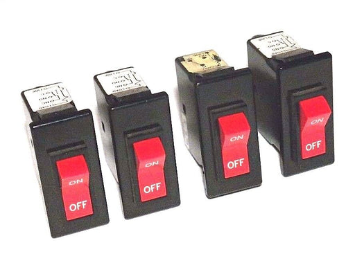 LOT OF 4 AIRPAX 203-1-2-63-502-3-1 CIRCUIT BREAKER 5A, 250VAC, 203126350231