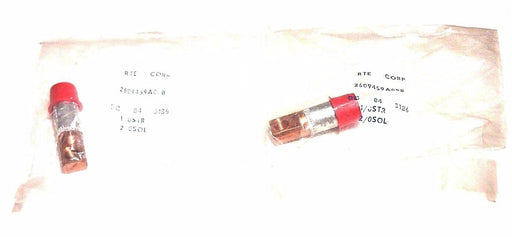 LOT OF 2 NEW RTE CORP 2609459A05B TERMINAL CONNECTORS DC 84 3186, 1/0STR, 2/0SOL