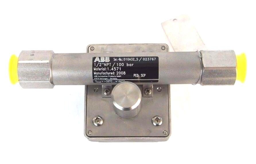 NEW ABB D10A32-5 FLOWMETER 1/2" NPT ORDER NO. 240144761/X031 D10A325