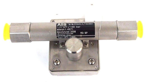 NEW ABB D10A32-5 FLOWMETER 1/2" NPT ORDER NO. 240144761/X032 D10A325