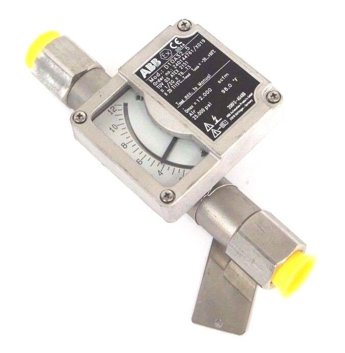 NEW ABB D10A32-5 FLOWMETER 1/2" NPT ORDER NO. 240144761/X019 D10A325