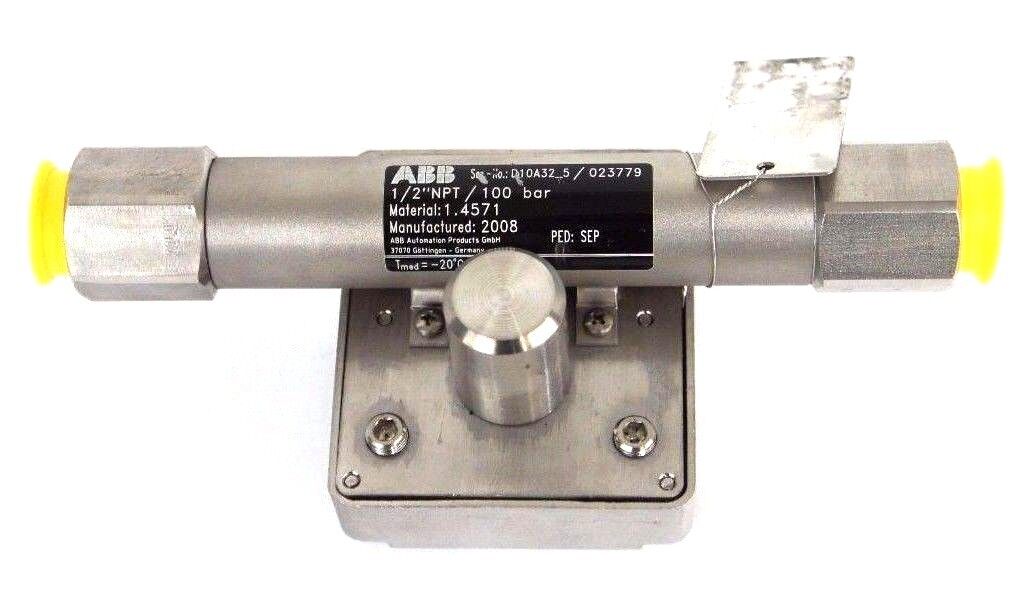 NEW ABB D10A32-5 FLOWMETER 1/2" NPT ORDER NO. 240144761/X019 D10A325