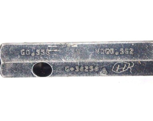 DUNDICK G-34254 HOLE PLUG BORE GAGE GO 0.558 NO GO 0.562