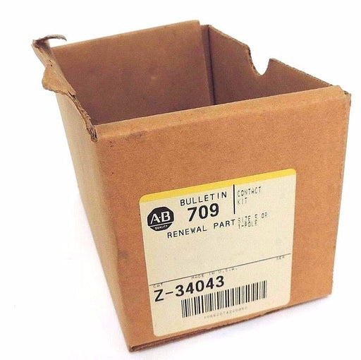 NEW ALLEN BRADLEY Z-34043 RENEWAL PART CONTACT KIT SIZE 5 OR 1-POLE, Z34043
