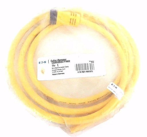 NEW CUTLER HAMMER CSMS2D2CY1602 MINI-STYLE CONNECTOR CABLE 6 FEET