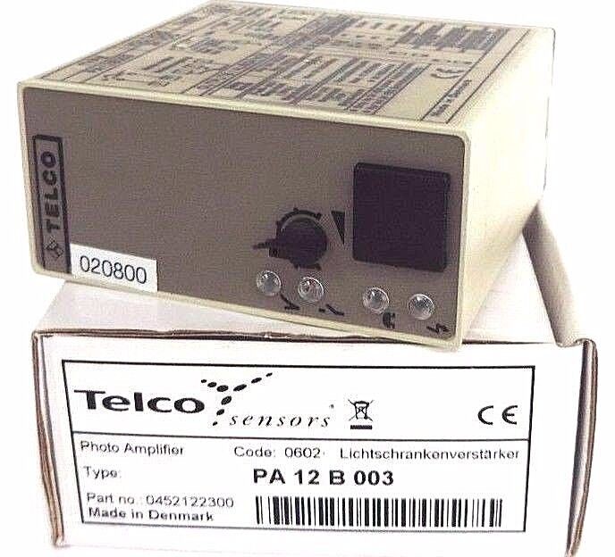 TELCO PA12B003 OPTO AMPLIFIER SYMBOLIC 24VDC, PA-12-B-003