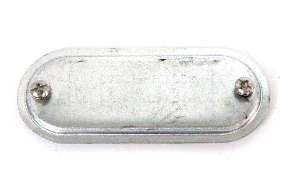 BOX OF 25 NEW COOPER CROUSE HINDS 470 OBROUND COVERS FOR FORM 7 BODY 1-1/4"