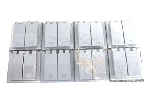 LOT OF 8 NEW MULBERRY 30468 TWO GANG DEVICE COVERS FOR RECEPTACLES