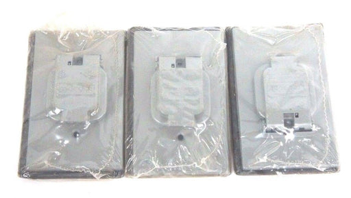 LOT OF 3 NEW THOMAS & BETTS WR104-CV SINGLE OUTLET OUTDOOR COVERS