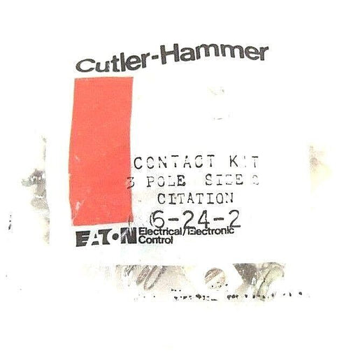 LOT OF 3 NIB CUTLER-HAMMER 6-24-2 CONTACT KITS 6242, 3-POLE, SIZE 2