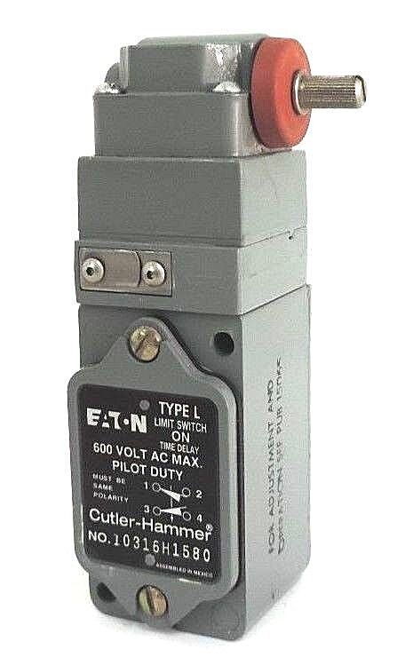 NEW EATON CUTLER-HAMMER 10316H1580 TYPE L LIMIT SWITCH 600V AC MAX.