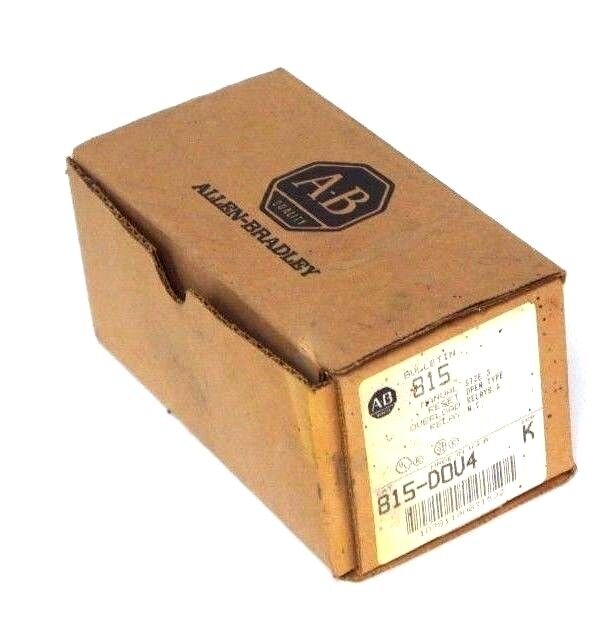 NIB ALLEN BRADLEY 815-DOV4 SER. K MANUAL RESET OVERLOAD RELAY 815DOV4, SIZE 3