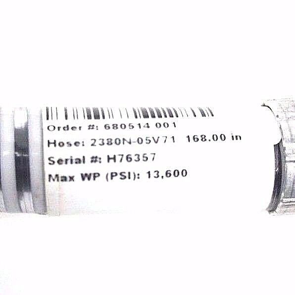 NIB PARKER PHCP32010553 HOSE: 2380N-05V71, 168.00 IN, W/ YA01-8-6C ADAPTER