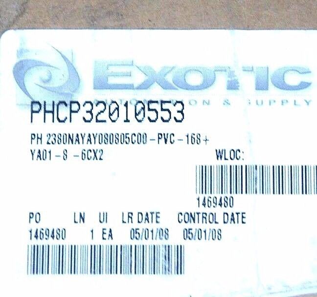 NIB PARKER PHCP32010553 HOSE: 2380N-05V71, 168.00 IN, W/ YA01-8-6C ADAPTER