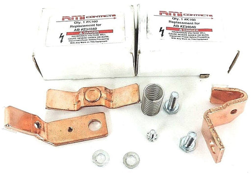 LOT OF 2 NIB RMI CONTACTS # K160 REPLACEMENTS FOR AB # Z34040, CONTACT KITS