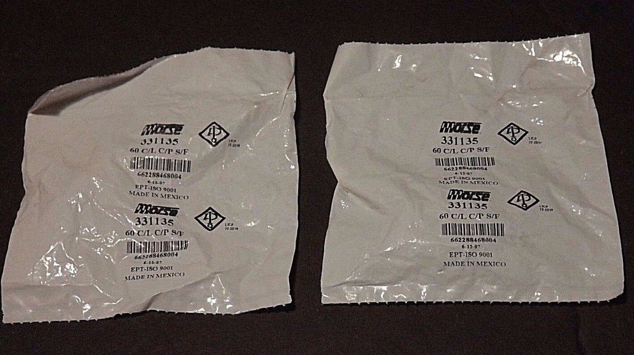 LOT OF 2 NEW MORSE 331135 ROLLER CHAIN LINKS 60 C/L C/P S/F