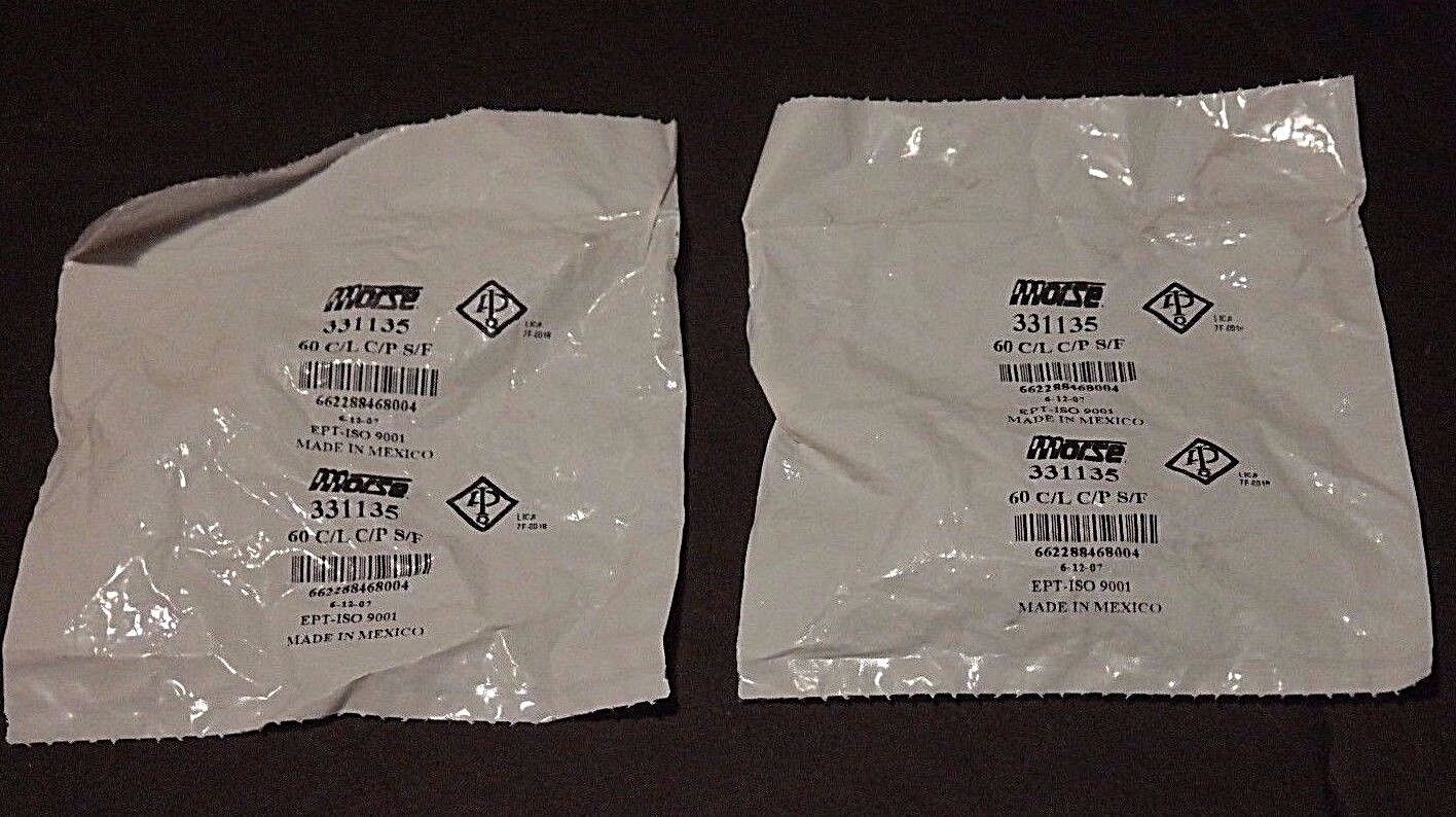 LOT OF 2 NEW MORSE 331135 ROLLER CHAIN LINKS 60 C/L C/P S/F