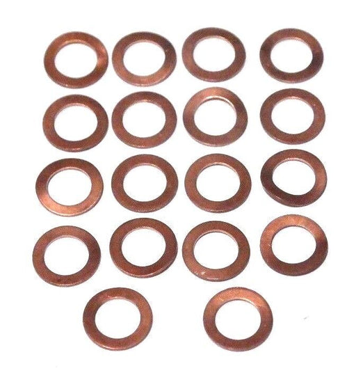 LOT OF 18 KRONES 0-163-01-525-4 BRASS WASHERS 0163015254