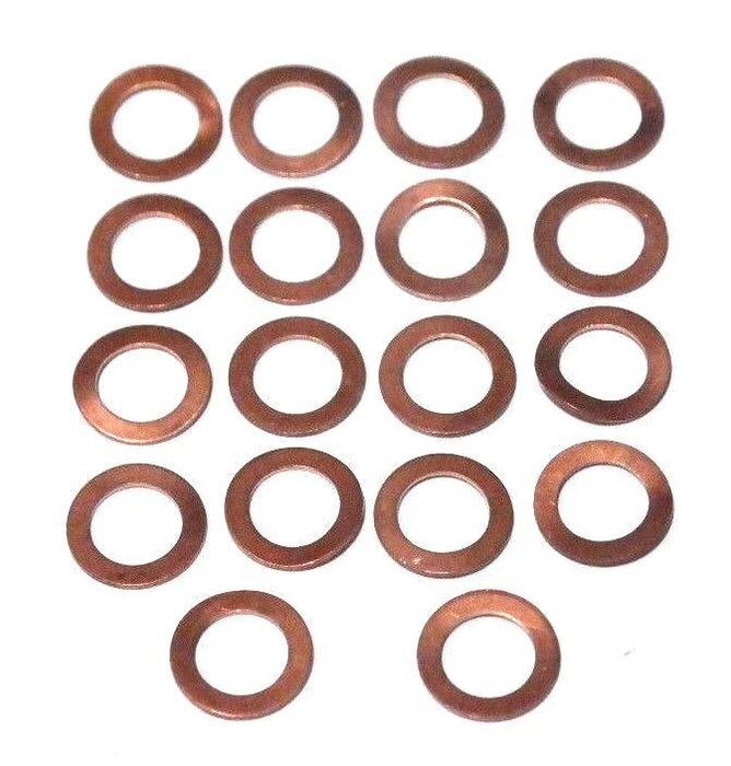 LOT OF 18 KRONES 0-163-01-525-4 BRASS WASHERS 0163015254