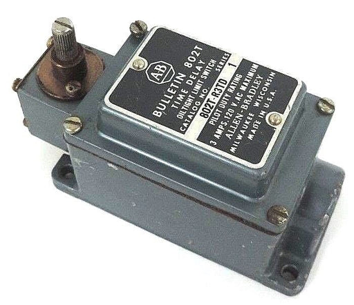 ALLEN BRADLEY 802T-R3TD SER. 1 OILTIGHT LIMIT SWITCH W/ Z-24808 HEAD